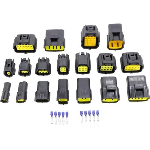 AMP 1.8mm 1/2/3/4/6/8/10/12/16Pin Connector Automotive Waterproof Electrical Wire Plug Oxygen Sensor Car Connector