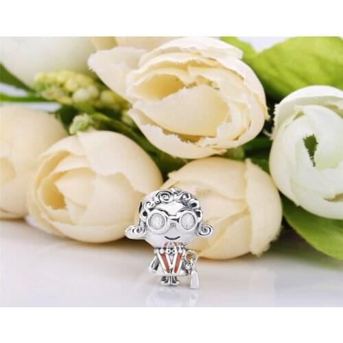 Authentic 925 Sterling Silver Beads Creative Female Doctor Fashion Beads Fit Original Pandora Bracelet For Women Diy Jewelry