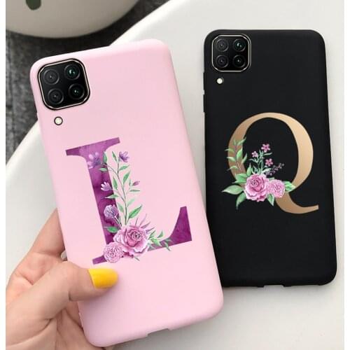 Nova 7i Case Soft Slim Fundas Phone Case For Huawei Nova 7i Cute Letters Back Cover For Huawei Nova 7 i Nova7i Shockproof Bumper