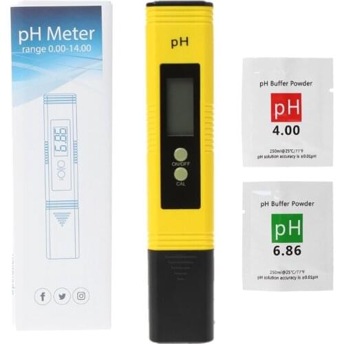 Digital PH meter Auto Calibration Mini Digital Pocket Pen Type PH Meter Multimeter Tester Hydro
