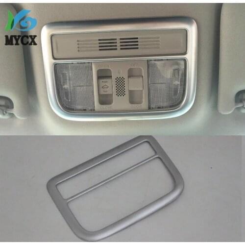 For Honda Civic 2016 2017 2018 Sedan Car Reading Lights Covers Stainless Steel Cover Frame Interior Decoration Accessories