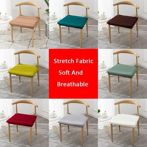 Spandex Elastic Seat Covers Stretch Chair Cover For Dining Room Chairs Home Simple Seat Covers For Chairs Kitchen Hotel Banquet
