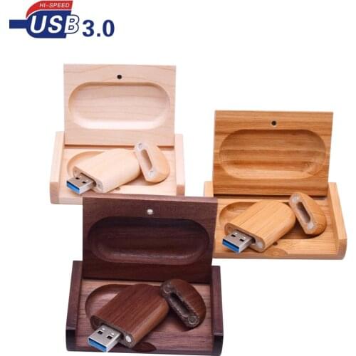 Flashdrive Usb 3.0 128gb Wood Pendrive Custom Logo 64gb 32gb 16gb Free Shipping Photography Gifts Memory Sticks High Speed Usb