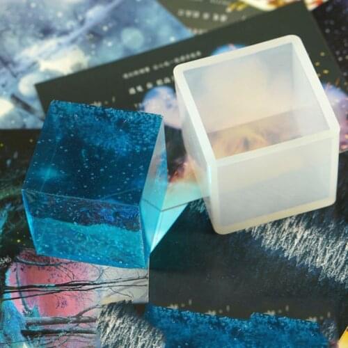 10cm/4" Super Large Cube Square Silicone Mold Resin Casting Jewelry Making Tools
