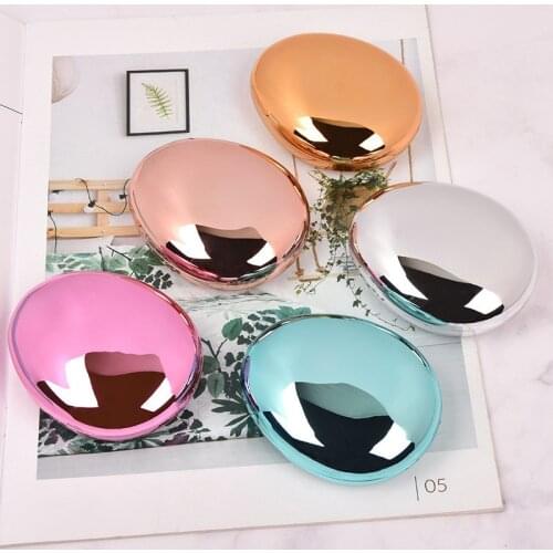 New Thin Contact Lenses Case for Glasses Colored Lenses for Eyes Glasses Case Exquisite Glossy Cobblestone Contact Lens Case