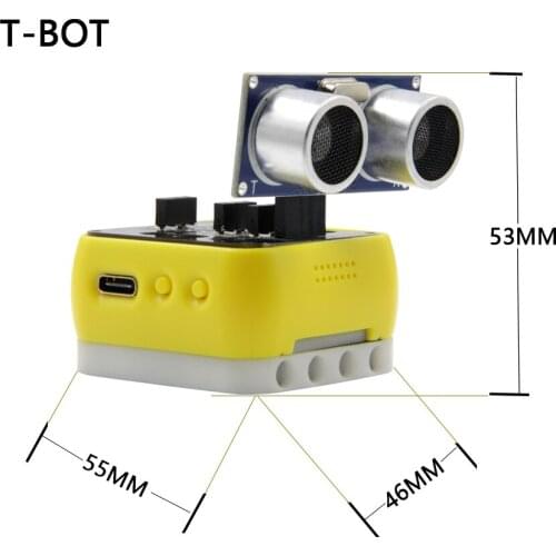 HC-SR04 for TTGO T-Bot ESP32 Main Chip T-Block Module Programmable Hardware MINI Trolley