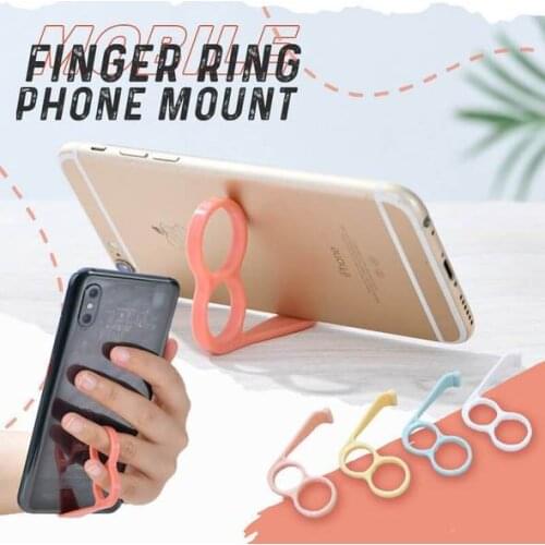 Finger Ring Mobile Phone Mount Universal Mobile Phone Holder Desktop Simple Holder Phone Multifunctional Phone Accessories