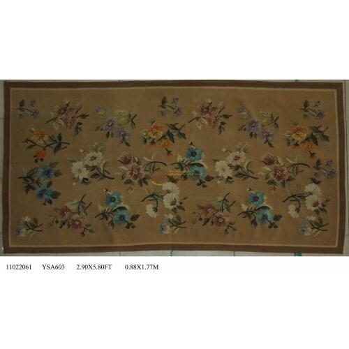 Hand Knitted Carpets Carpets For Living Room Pattern Square Rug Aubusson Carpet Natural Sheep Wool