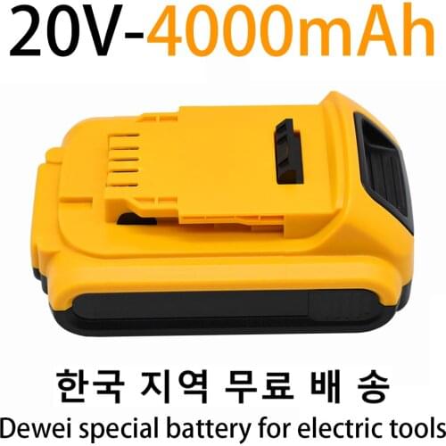 2021 20V 2000/4000mAh DCB200 Li-ion Rechargeable Power Tool Battery for Dewalt DCB203 DCB181 DCB180 DCB200 DCB201 DCB201-2 L50