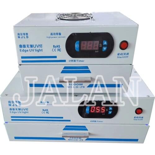 New Big Power 2000W NJLD UV Lamp For Samsung For Huawei Curved Screen Glass OCA LCD Display UV Light Repair No Wave Bubble Back
