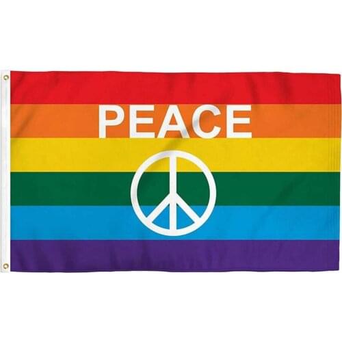 Progress Pride Rainbow Flag 3x5 FT Polyester 5x3 Gaylgbt Gay Rainbow Progress Pride Flag