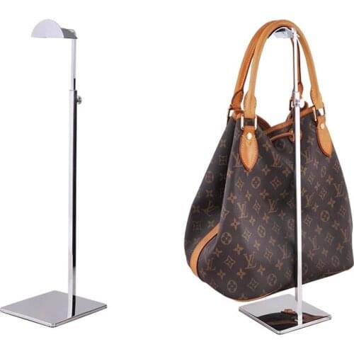 Adjustable Metal Handbag Display Rack Women Handbag Bag Display Stand Holder wig hat scarves hook stand 10pcs/lot