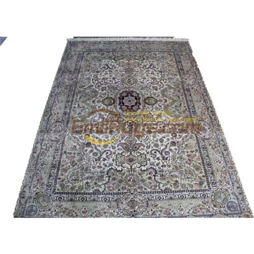 Wool Or Silk Persian Folk Antique Decor Home For Living Room Wool Knitting Carpets Antique Carpet
