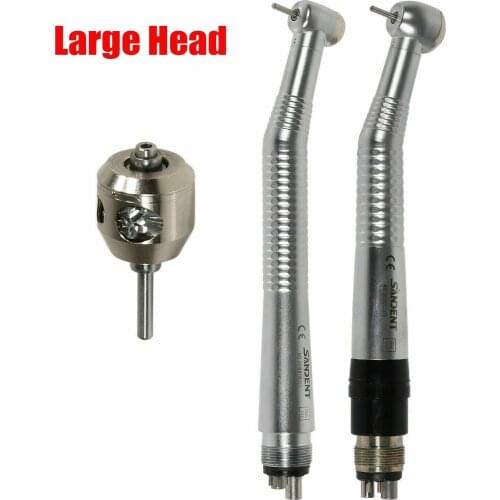 Dental High Speed Big/Large Head Push Button 4Holes Handpiece Backsiphonage Prevention/ (Quick Coupler) fit NSK Style