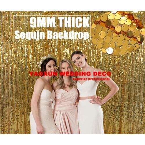 Thick Sequin Backdrop,Party Wedding Photo Booth Backdrops Decoration,Sequin Curtains Drapery,Sequin Panel