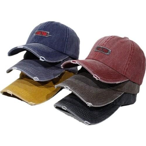 Spring Letter Embroidery Cotton Casquette Baseball Cap Adjustable Snapback Hats for Men and Women 07