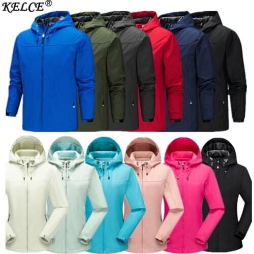 Mens/Womens Windbreaker Jackets Waterproof Hooded Casual Solid Coats Male Female Clothing 2021 Spring Autumn Overcoat 6XL