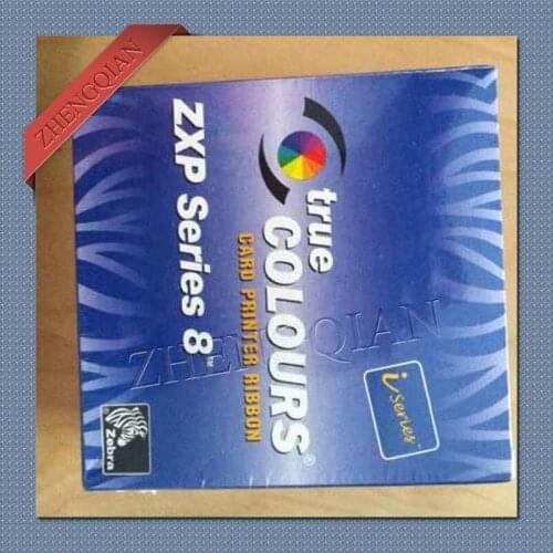 Zebra 800012-480 YMCKK full color printer ribbon type 500 image for zxp8 dual-sided id card printer