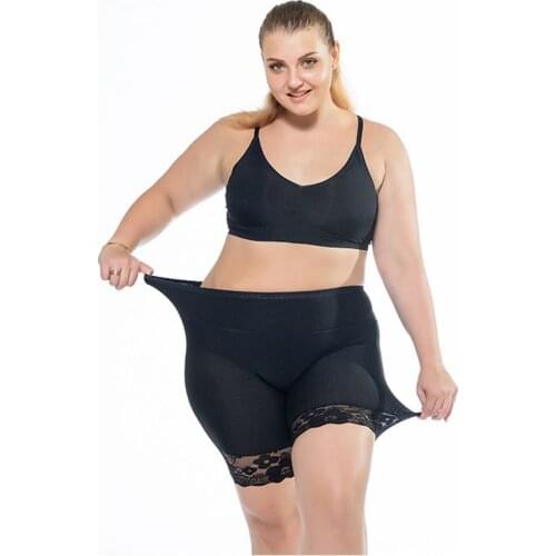 Women Ice wire Safety pants Female Plus Size Highwaist seamless Thin Anti Chafing Thigh Boxer Underwear lady Shorts Under Skirt