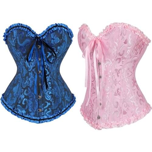 Women Wedding Dress Corset Bridal Underwear Boned Overbust Basque Classic Lacing-up Corselet Sexy Bodyshaper Bridemaid Outfits