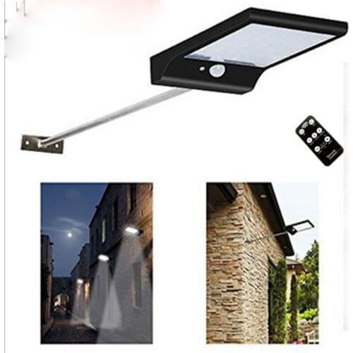 1pcs Solar energy lamp human body induction lamp outdoor courtyard lamp integrated 36LED belt street lamp