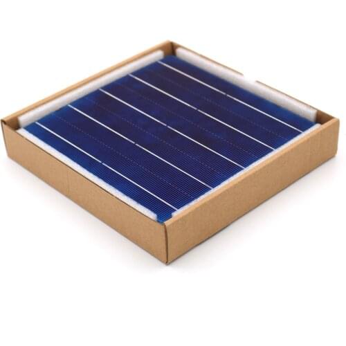 10/50/80/100PCS Solar Cells 4.79W 156*156MM Polycrystalline Silicon PV For DIY Photovoltaic Solar Panel Sunpower C60