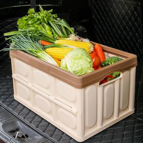 30L Car Foldable Storage Box StorageTools for Trunk Multifunctional Folding Storage Large Capacity Box Car Organizer Car Stuff