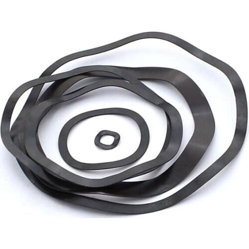 Black three wave washer washer wave washer wave washer wave spring washer elastic washer M3 4 5 6 8 10 14 12 17 19 3 41 118 128