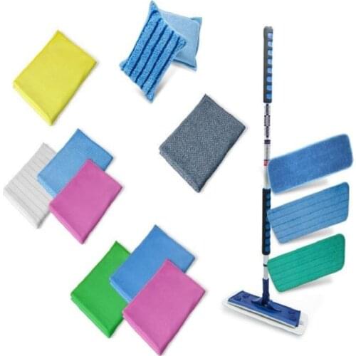 Silva Microfiber Telescopic Mop 3 Vinly Home Ground floor Tiles Parquet Laminate Cleaning Kit And Microfiber Cleaning Cloths