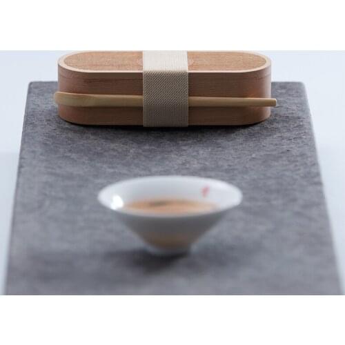 Wooden Portable Small Size Tea Box Exquisite and Creative Long Storage Travel Portable Tea Box