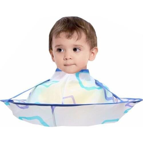 Kids Boy Hair Cutting Cape Gown Hairdresser Barber Apron Hairdressing Children Girls Boys Hair Cut Cloak Umbrella Cape Protecter