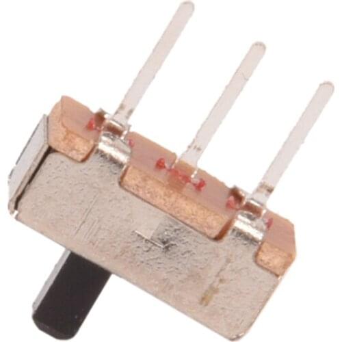 40PCS SS-12D00G3 Slide Switch 2 Position SPDT 1P2T 3Pin PCB Panel Mini Vertical Toggle Switches For DIY Electronic Accessories