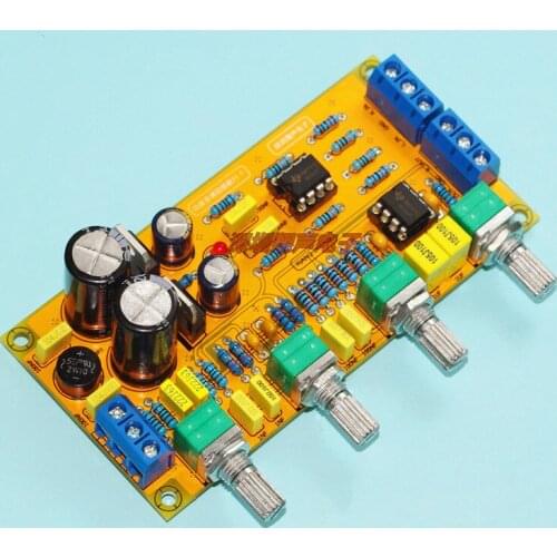 Double AC 12V-18V / DC12-20V double NE5532 Op amp Fever Preamplifier Tone board