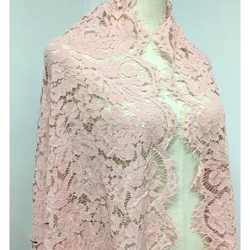 GLace 3M/Lot handmade bone line lace hollow flowers eyelashes fabric pink clothing dress diy decorative TX1023