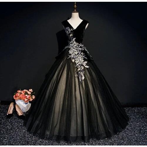 Lace Women Party Prom Gowns Satin Ladies Elegant Real Sample Pictures Appliques Evening Dresses