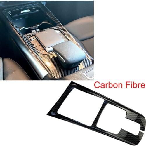 Car Interior Stickers Water Cup Holder Panel Central Control Panel Frame For Mercedes Benz B Class GLA GLB W247 X247 H247 2020