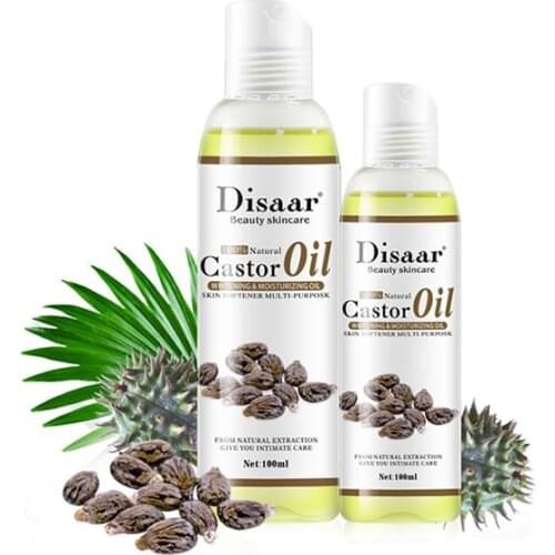 100ml Natural Castor Oil Body Face Massage Essential Oils Enhance Skin Elasticity Wrinkle Removal Body Relaxing Skin Care