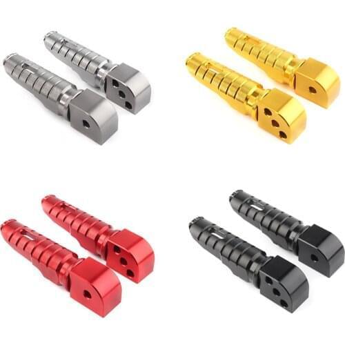 2pcs Motorcycle Rear Footrest Pedals Footpegs Foot Rest For Kawasaki Z800 Z750R Z900 Z1000 & NINJA 650 1000