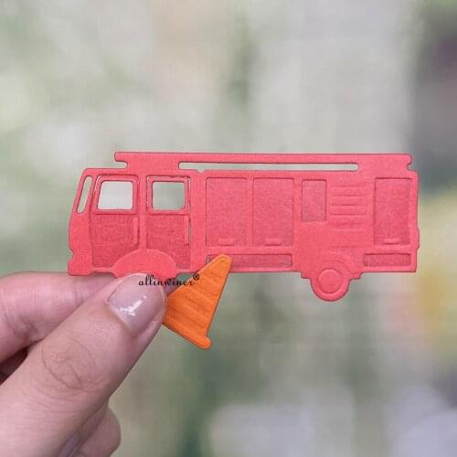 Fire truck series Metal Cutting Dies for DIY Scrapbooking Album Paper Cards Decorative Crafts Embossing Die Cuts