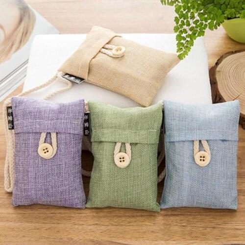 Sale 1PC 14cm*10cm Home Odor Absorber Bamboo Charcoal Activated Carbon Air Freshener Deodorant Activated Odor Removal 150gA