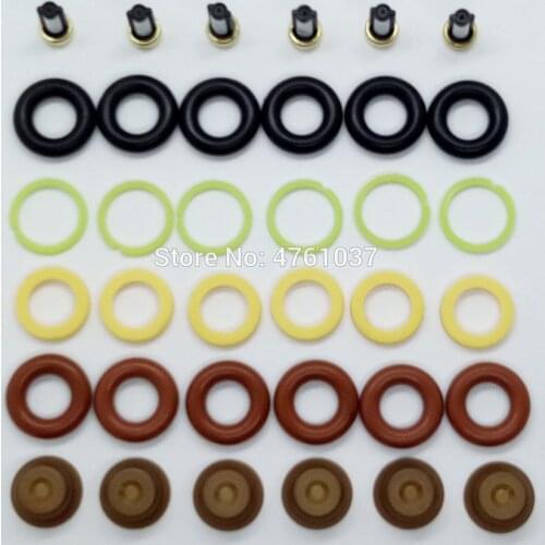 Free Shipping hot sale 6set For Bosch EV1.0 Universal injector repair kit service kit rebuild kit # 0280150762