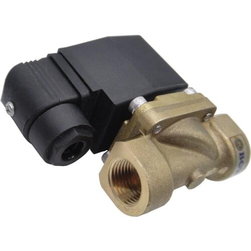 Water solenoid valve with RC1/4" connections are used as control valve of FCU and AHU in water chiller air condtioner systems