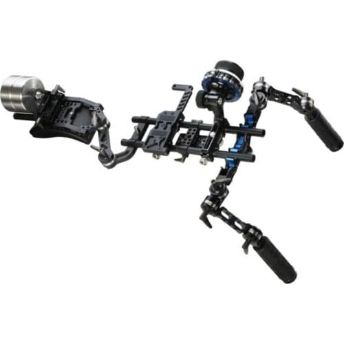 TILTA 15mm HDSLR Follow Focus Rig System Offset Shoulder Rig w/ 2kg Counter Weight Front handgrip for Canon DSLR HDV