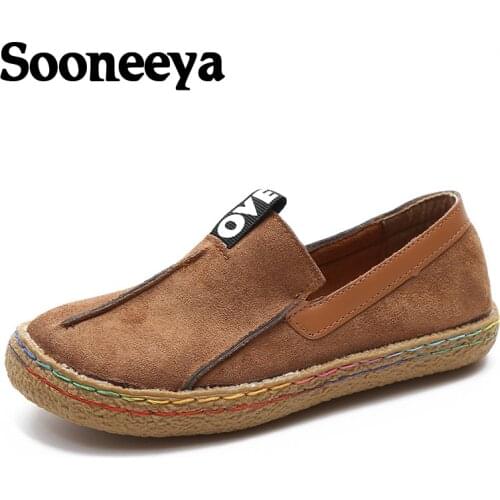 Sooneeya Size 8 Soft Espadrilles Oxford Flats Woman Vulcanize Walking Shoes Ballet Shallow Moccasins Shoes Women Moccasins