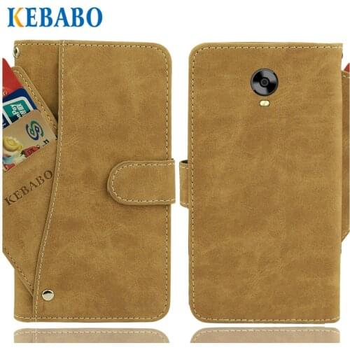 Vintage Leather Wallet Vertex Impress Eagle 4G Case 5" Flip Luxury 3 Front Card Slots Cover Magnet Stand Phone Protective Bags