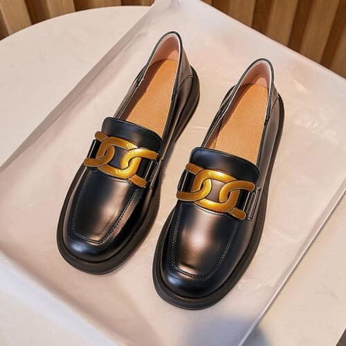 Shallow mouth Loafers for Women 2021 Womens Autumn Shoes Ladies Moccasins Oxfords Casual Slip-on Designer Low Heels