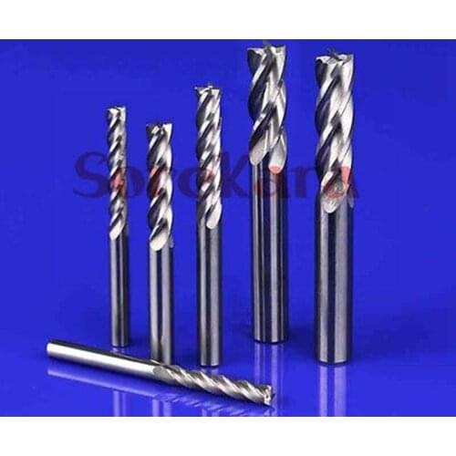 3.175*25mm Long Four Flutes End Mill Router Bit Milling Cutter CNC Carving Tools For Woodworking