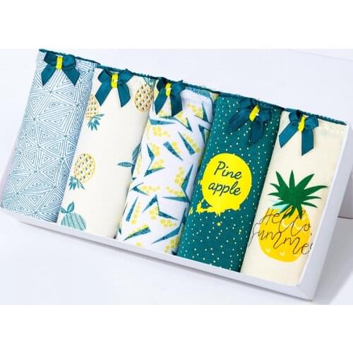 Fashion 5Pcs/lot Womens Pure Cotton Panties Seamless Female Underwear Breathable Pants Briefs Girls Lingerie Soft Intimates