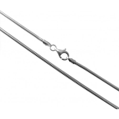 Minosilver 70 Cm sterling silver mole tail chain. 2 Mm. Thickness a long and robust design that you can combine with pendants