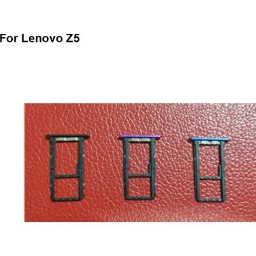 For Lenovo Z5 L78011 L78012 SIM Card Tray + Micro SD Card Tray Holder Slot Adapter Socket For Lenovo Z 5